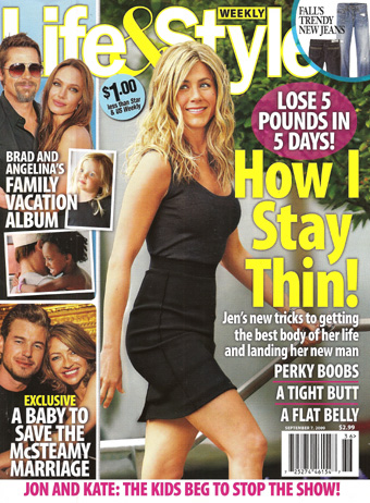 Illustration for article titled This Week In Tabloids: Lindsay's Lips & Mary-Kate's Body: "Bloated"